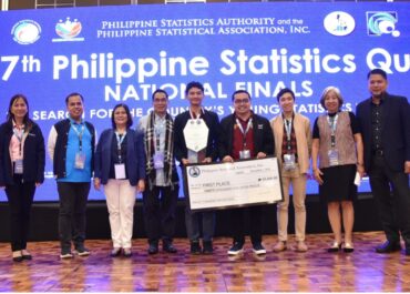 UPLB CAS student wins in the 27th Philippine Statistics Quiz