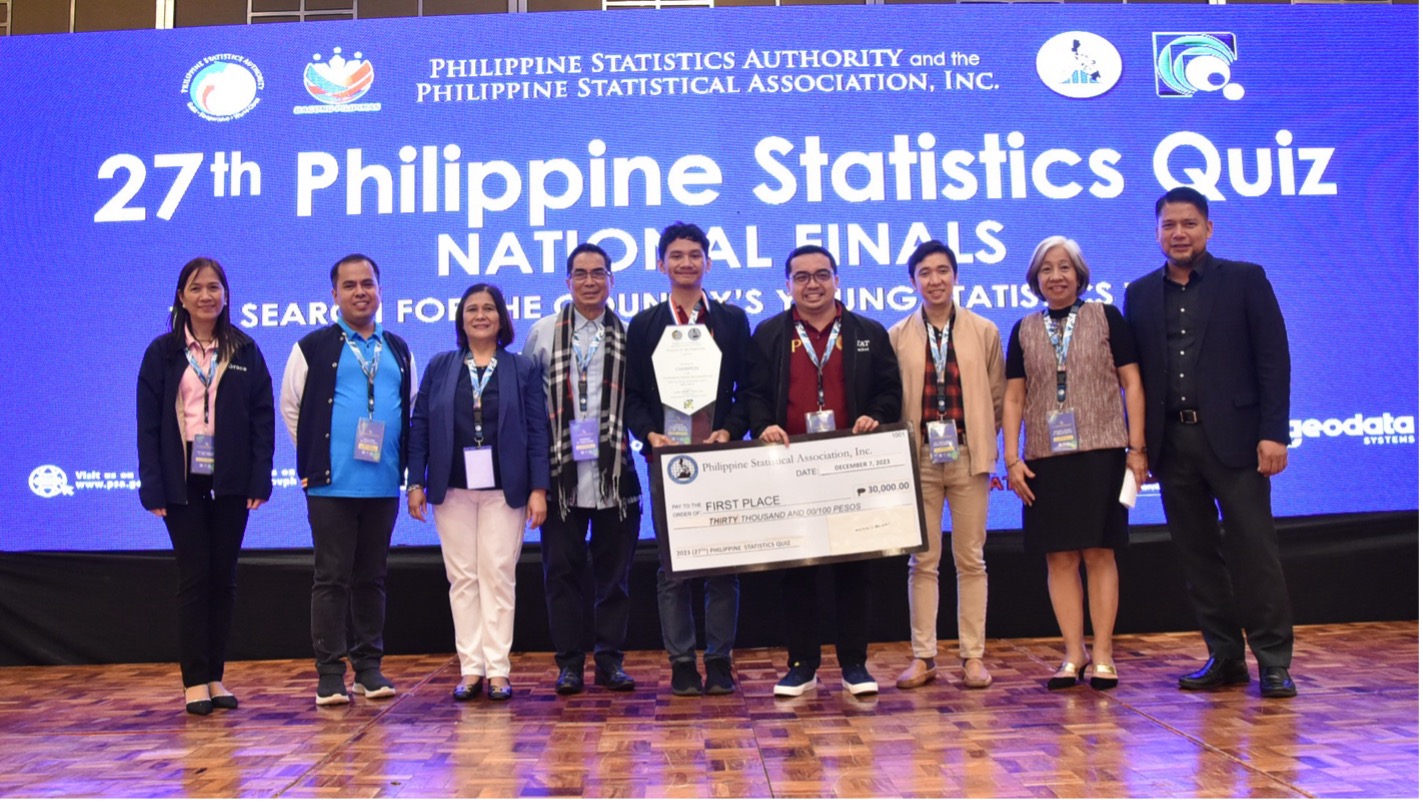 UPLB CAS student wins in the 27th Philippine Statistics Quiz